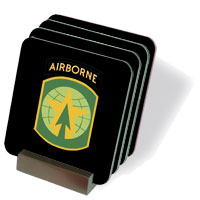 16th Military Police Brigade Sticker Coasters - Set of 4