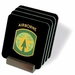 16th Military Police Brigade Sticker Coasters - Set of 4