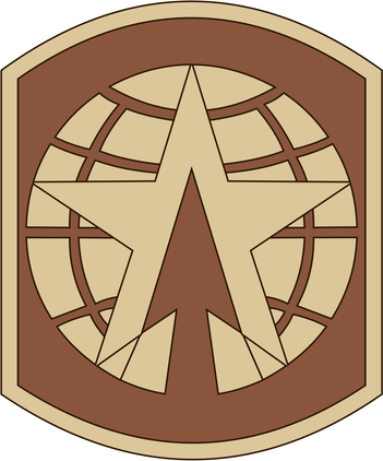 16th Military Police Brigade Desert Camo Decal