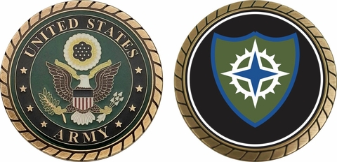 16th U.S. Army Corps Patch Challenge Coin