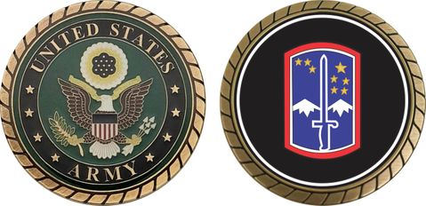 U.S. Army 172nd Brigade Challenge Coin