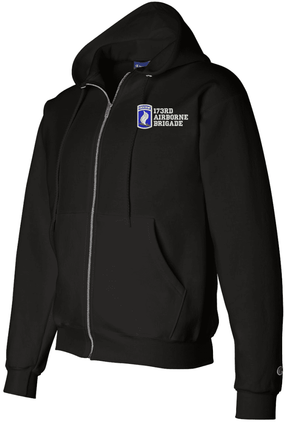 173rd Airborne Brigade Zippered Hoodie