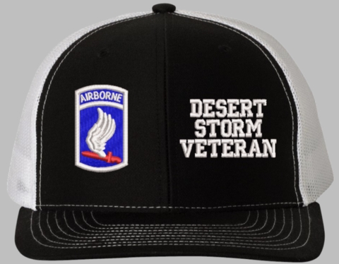 173rd Airborne Desert Storm Veteran Split Cap