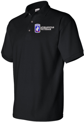 173rd Airborne Brigade Afghanistan Veteran Polo