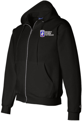 173rd Airborne Brigade Desert Storm Veteran Zippered Hoodie