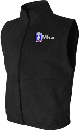 173rd Airborne Brigade Iraq Veteran Full-Zip Fleece Vest