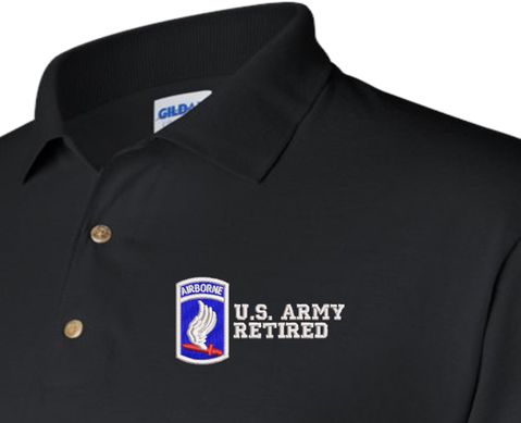 173rd Airborne Brigade Retired Polo