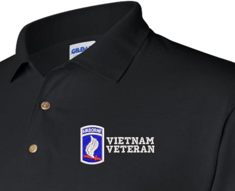 173rd Airborne Brigade Vietnam Veteran Polo
