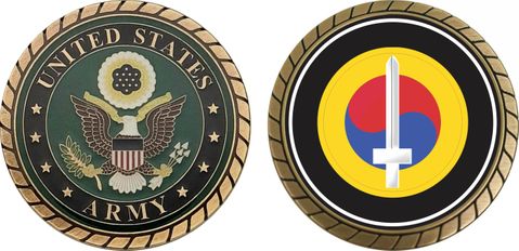 U.S. Army 175th Finance Command Patch Challenge Coin