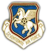 17th Air Force Shield Lapel Pin