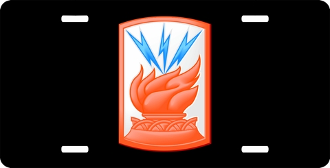 187th Signal Brigade License Plate