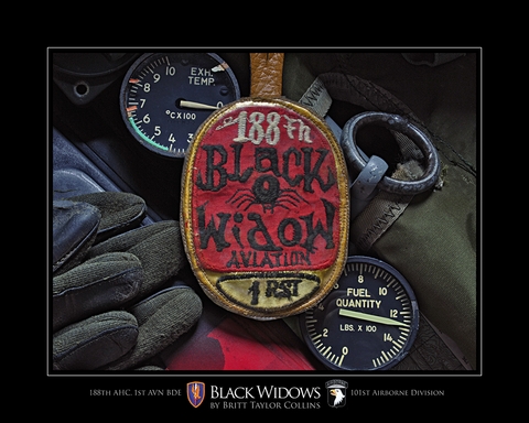 188th Assault Helicopter Company Black Widows Giclee Print