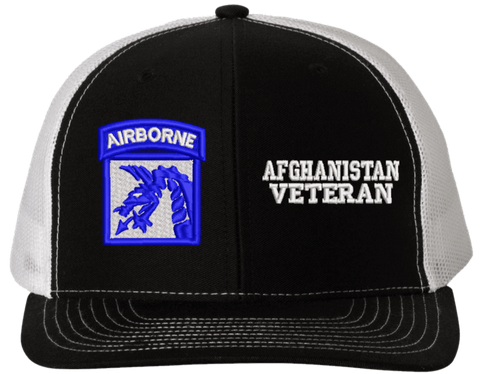 18th Airborne Afghanistan Veteran Split Cap