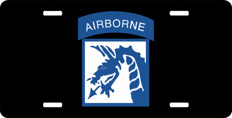 18th Airborne Corps License Plate