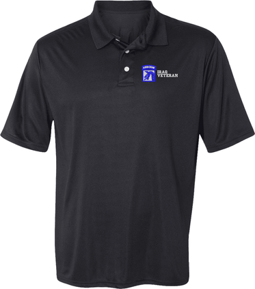 18th Airborne Corps Iraq Veteran Moisture Wicking Polo