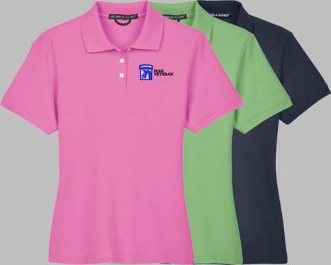 18th Airborne Corps Iraq Veteran Women's Devon & Jones Polo