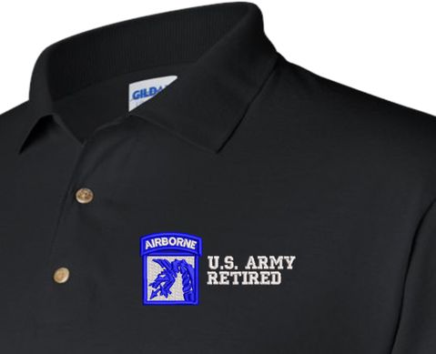 18th Airborne Corps Retired Polo