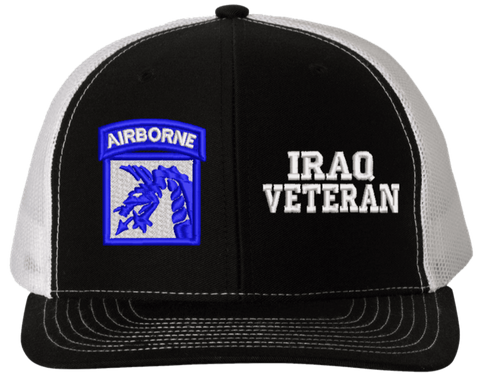 18th Airborne Iraq Veteran Split Cap