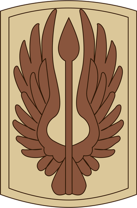 18th Aviation Brigade Desert Camo Decal