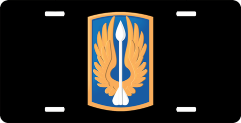 18th Aviation Brigade License Plate