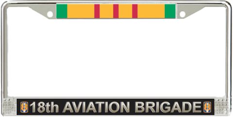 18th Aviation Brigade Vietnam Veteran License Plate Frame