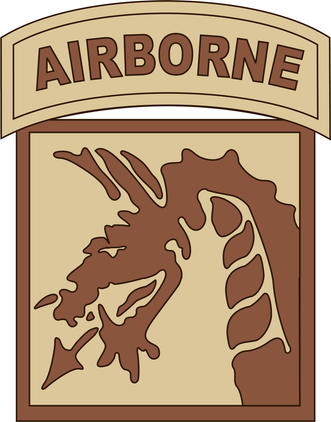 18th Corps Desert Camo Decal
