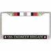 18th Engineer Brigade Afghanistan License Plate Frame