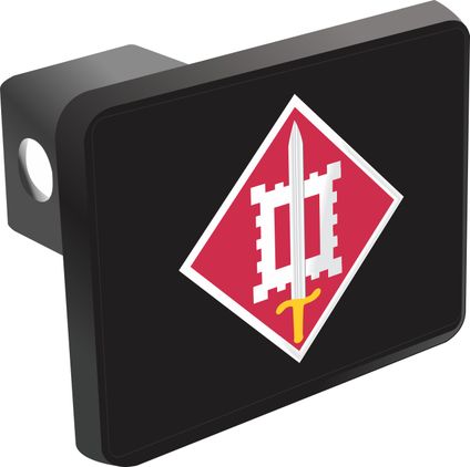 18th Engineer Brigade Patch Hitch Cover