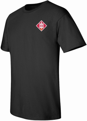 18th Engineer Brigade Printed Black T-Shirt Medium