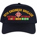 18th Engineer Brigade Vietnam Veteran Embroidered Cap with Ribbons