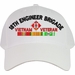18th Engineer Brigade Vietnam Veteran Embroidered Cap with Ribbons