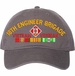 18th Engineer Brigade Vietnam Veteran with Ribbons Unstructured Dad Cap
