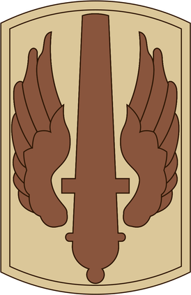 18th Field Artillery Brigade Desert Camo Decal