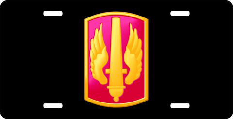 18th Field Artillery Brigade License Plate