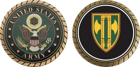 U.S. Army 18th Military Police Brigade Challenge Coin