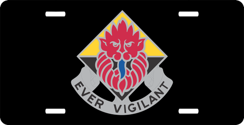 18th Military Police Brigade Unit Crest License Plate