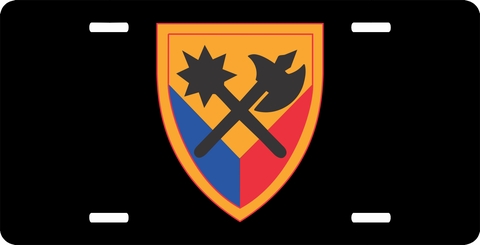 194th Armor Brigade License Plate