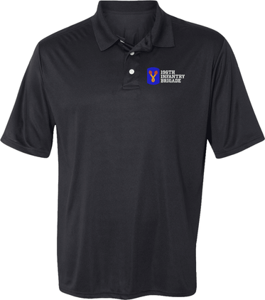 196th Infantry Brigade Moisture Wicking Polo