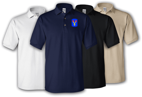 196th Infantry Brigade Embroidered Polo Shirt