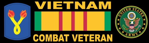 196th Infantry Brigade Vietnam Combat Veteran Bumper Sticker
