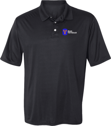 196th Infantry Brigade Iraq Veteran Moisture Wicking Polo