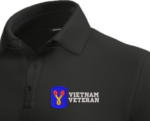 196th Infantry Brigade Vietnam Veteran Moisture Wicking Polo
