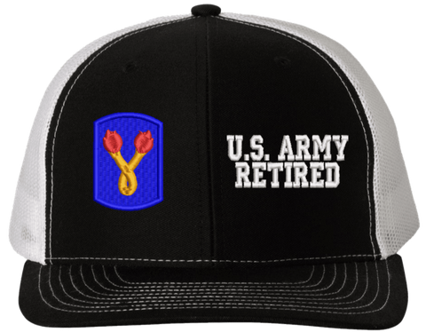 196th Infantry U.S. Army Retired Split Cap