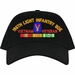 196th Light Infantry Brigade Vietnam Veteran Embroidered Cap with Ribbons