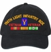 196th Light Infantry Brigade Vietnam Veteran with Ribbons Unstructured Dad Cap