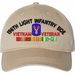 196th Light Infantry Brigade Vietnam Veteran with Ribbons Unstructured Dad Cap