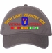 196th Light Infantry Brigade Vietnam Veteran with Ribbons Unstructured Dad Cap