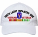 196th Light Infantry Brigade Vietnam Veteran with Ribbons Unstructured Dad Cap