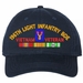 196th Light Infantry Brigade Vietnam Veteran with Ribbons Unstructured Dad Cap