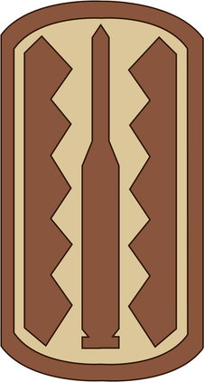 197th Infantry Brigade Desert Camo Decal